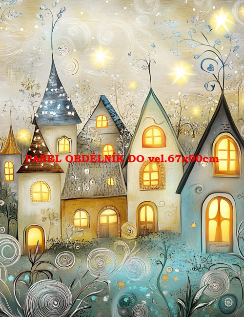 Bavlněný panel 19x25 cm - skladem
