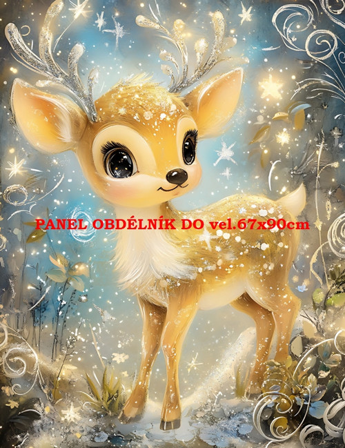 Bavlněný panel 19x25 cm skladem — foto 1