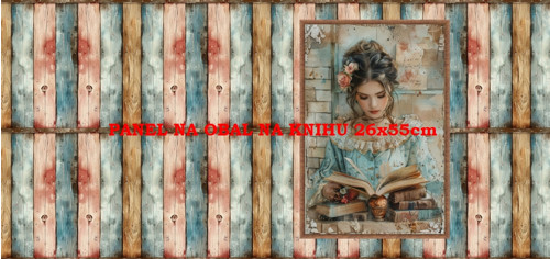 Panel na obal na knihu - bavlna