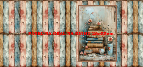 Panel na obal na knihu - bavlna