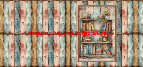 Panel na obal na knihu - bavlna
