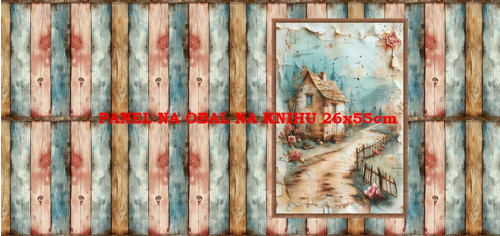 Panel na obal na knihu - bavlna