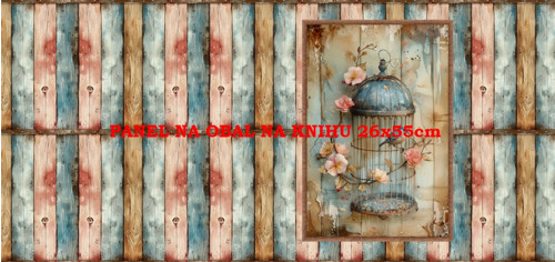 Panel na obal na knihu - bavlna — foto 1