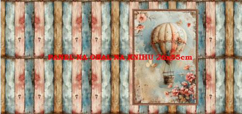 Panel na obal na knihu - bavlna — foto 1