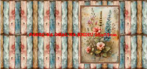 Panel na obal na knihu - bavlna