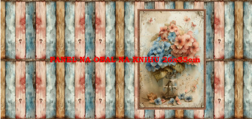 Panel na obal na knihu - bavlna — foto 1