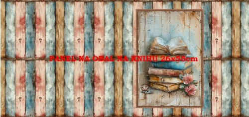 Panel na obal na knihu - bavlna — foto 1