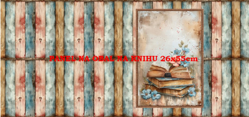 Panel na obal na knihu - bavlna — foto 1