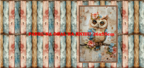 Panel na obal na knihu - bavlna — foto 1