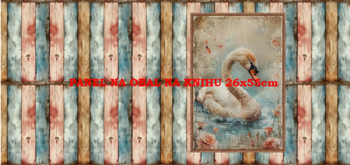 Panel na obal na knihu - bavlna — foto 1