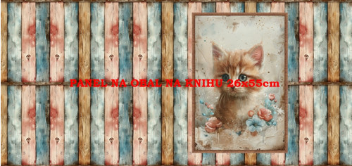 Panel na obal na knihu - bavlna — foto 1