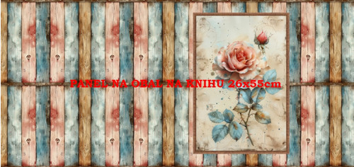 Panel na obal na knihu - bavlna — foto 1