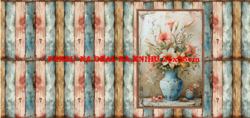 Panel na obal na knihu - bavlna