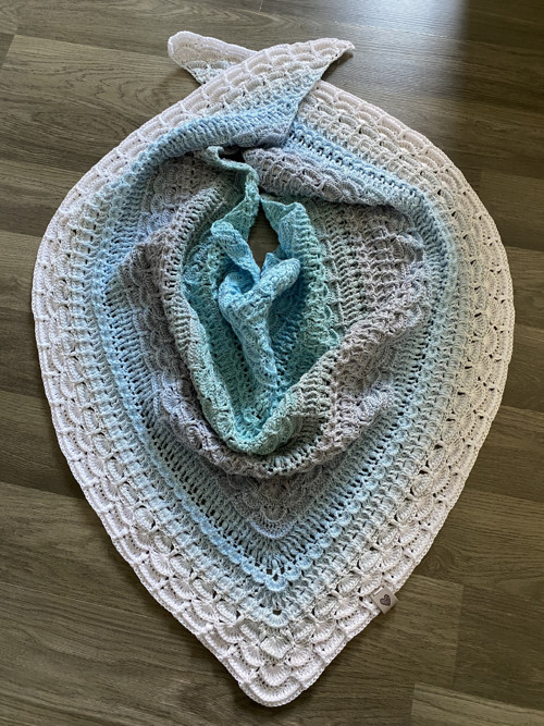 Háčkovaný šátek — foto 1