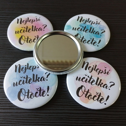 Zrcátko Nejlepší učitelka, 58 mm