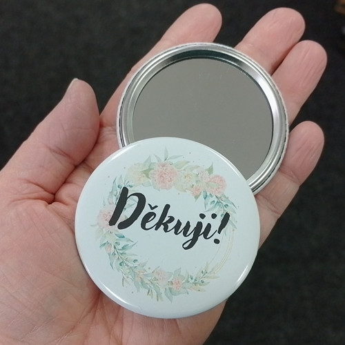 Zrcátko Děkuji, 58 mm