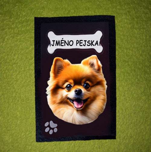Pomeranian Pouzdro Na Očkovací Průkaz Se Jménem
