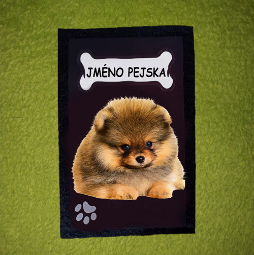 Pomeranian Pouzdro Na Očkovací Průkaz Se Jménem