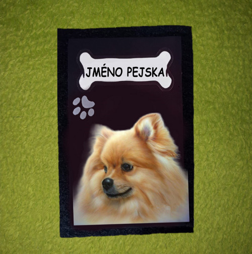 Pomeranian Pouzdro Na Očkovací Průkaz Se Jménem