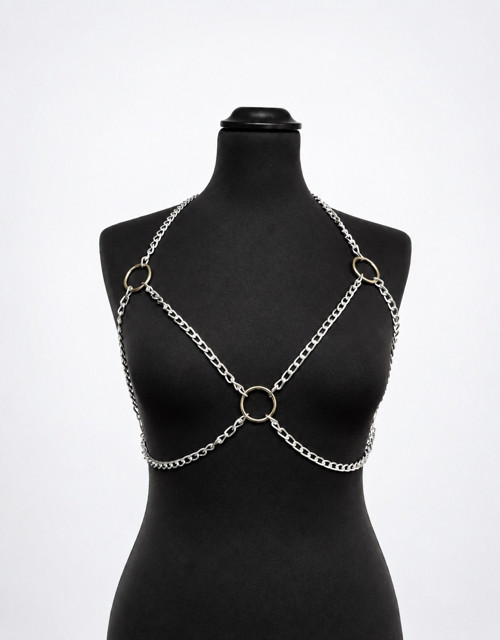 Řetízkový harness „Chain X“ s karabinkovým zapínán