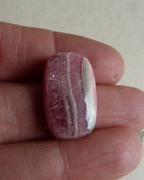 Rodochrozit kabašon - 2,5 cm