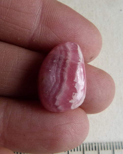 Rodochrozit kabašon - 2,1 cm - Extra!