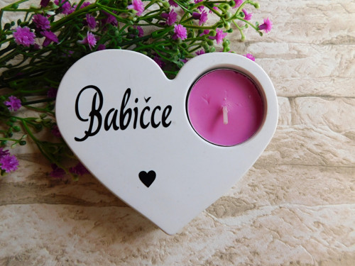 Srdce svícen Babičce — foto 1