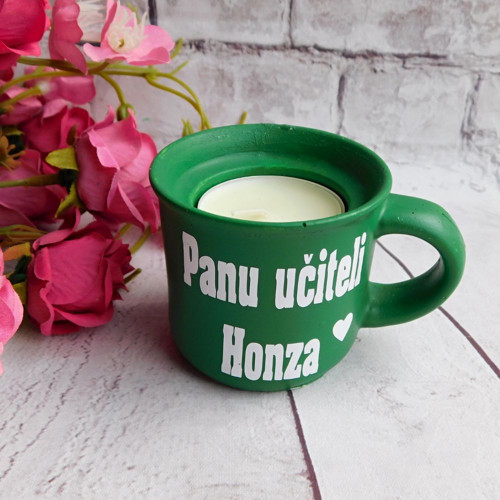 Svícen hrníček pro pana učitele — foto 1