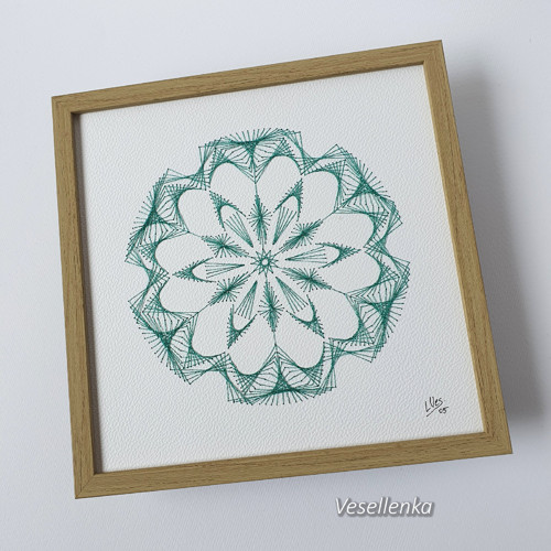 Obraz Mandala mentolová — foto 1