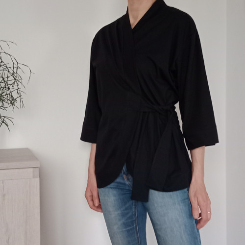 Kimono ,černá,khaki,bordó vel.XS-XL