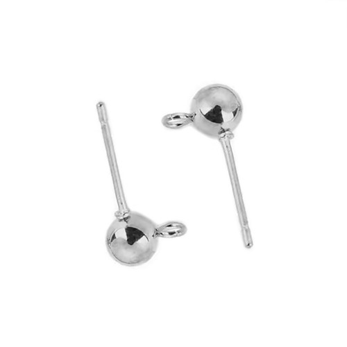 Puzetka s kuličkou 3mm chirurgická ocel, 2/20 ks