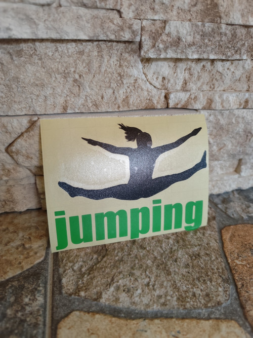 Samolepka Jumping