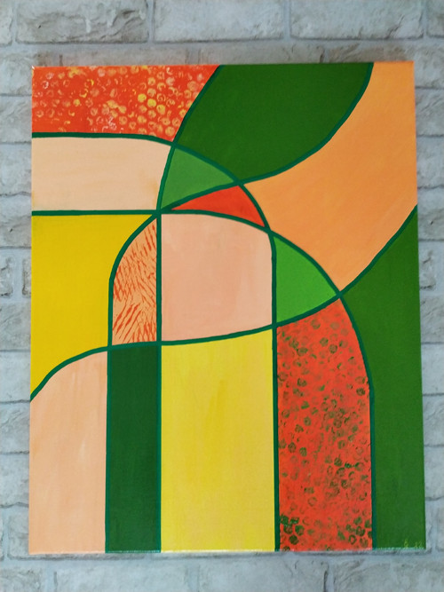 Když se jaro mění v léto 40x50 - akrylový obraz