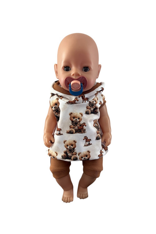 Letný set pre Baby Born 43 cm - macko 1