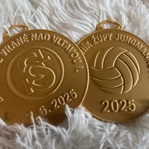 Medaile s motivem na přání, dle množství od 19 Kč
