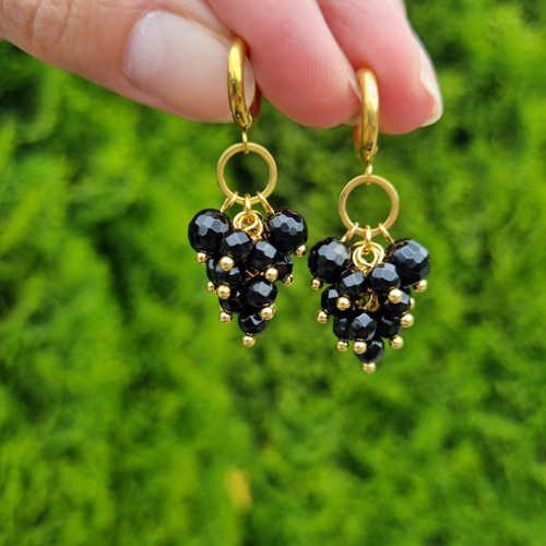 Onyx hrozny - chirurgická ocel gold