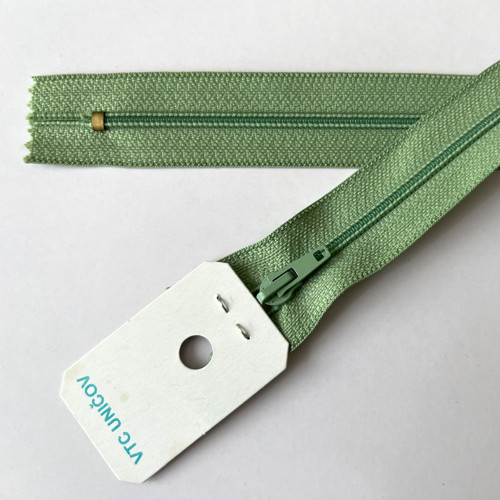 Zdrhovadlo / zip 60 cm Nedělitelný, světlá zelená