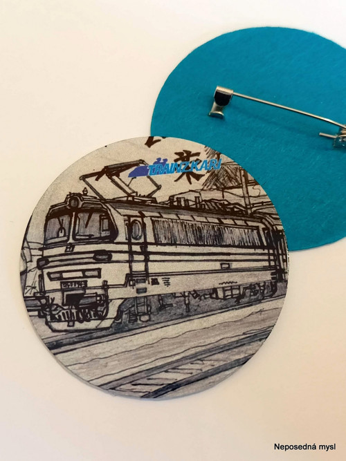 Placka 5 cm TRAINZKARI - č.12 — foto 1