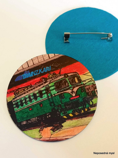 Placka 5 cm TRAINZKARI - č.13