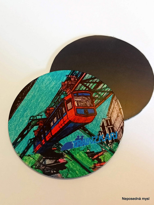 Magnetka 5 cm TRAINZKARI - č.9 — foto 1