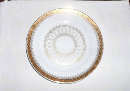 Porcelánový dezertní TALÍŘ zlacený • Kahla