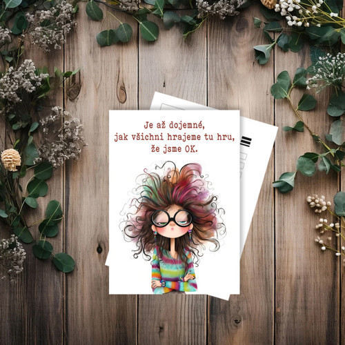 Jsme OK .. - pohlednice