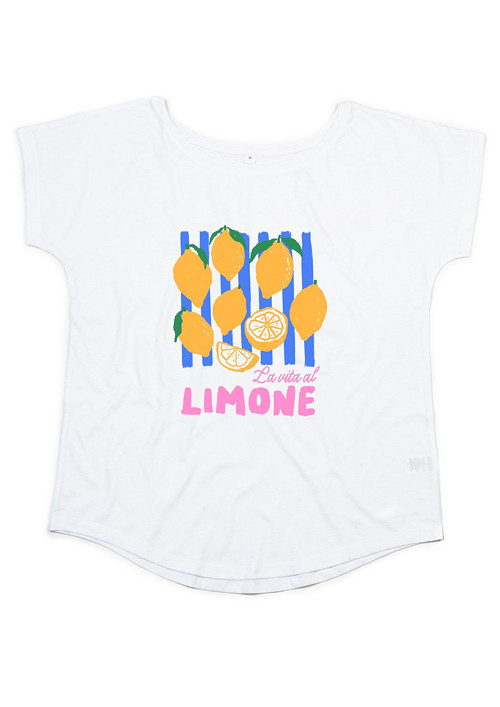 Bio dámské tričko "La vita al limone"