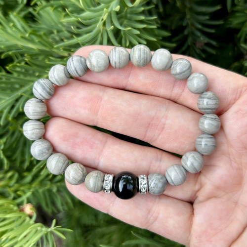 Náramek JASPIS a ONYX — foto 1