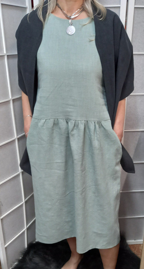 ŠÁLA -ŠÁTEK-LEN-černa — foto 1