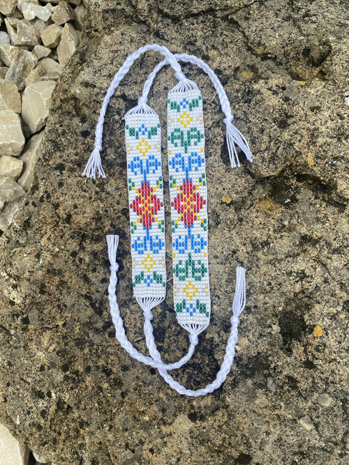Náramek Folklore bílý pánský/dámský — foto 1