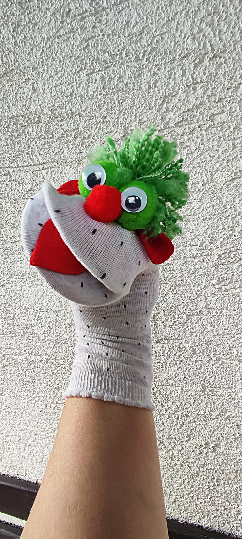 Maňásek ponožkáček. č.3384/E