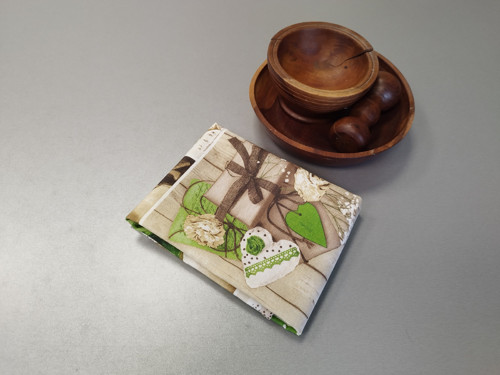 Ubrus 65*65cm ZELENÉ RŮŽE