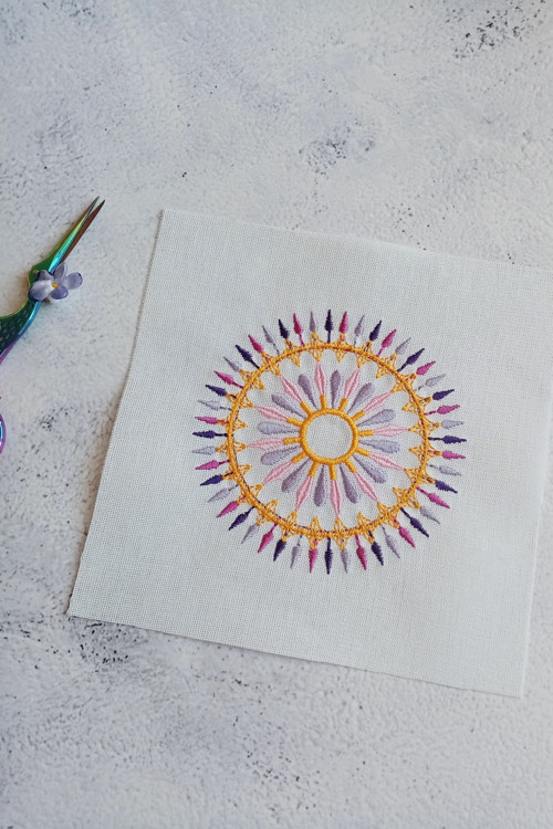 Mandala na látce JEDINÝ KUS — foto 1
