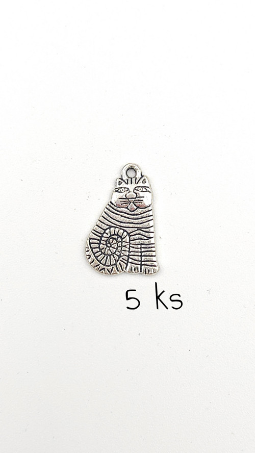 Egyptská kočka, 20x15 mm, 5 ks